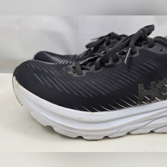 HOKA Black and White Running Shoes Size 8.5B One One - Picture 5 of 16